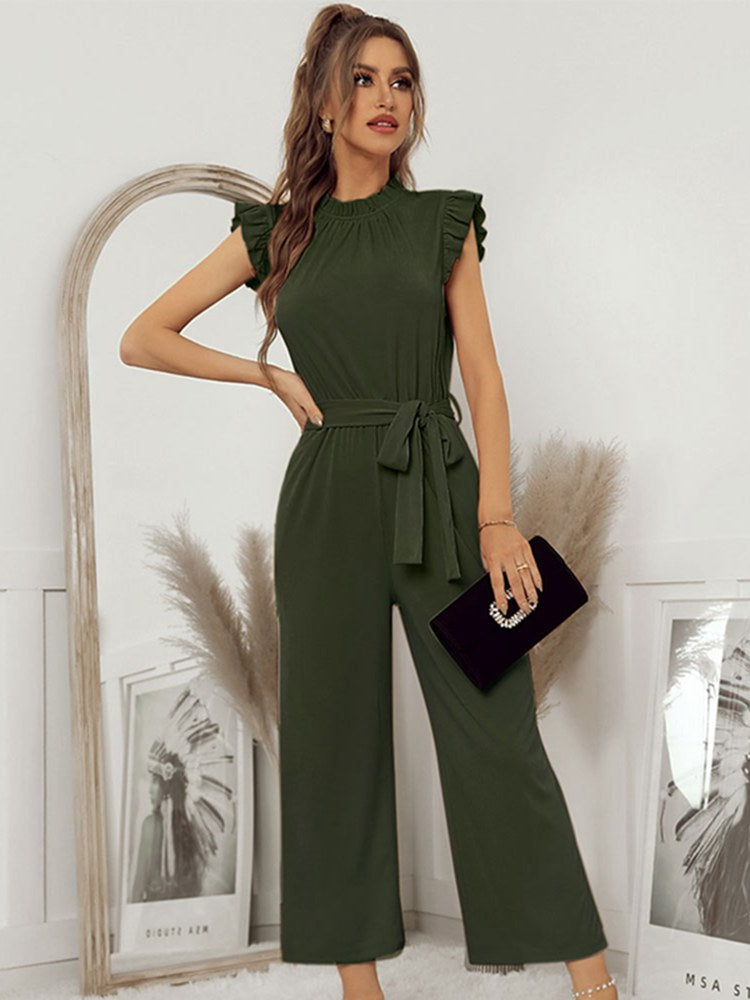 Jumpsuit mit Gürtel