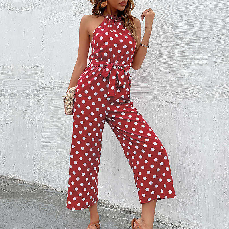 Jumpsuit mit Polka Dots