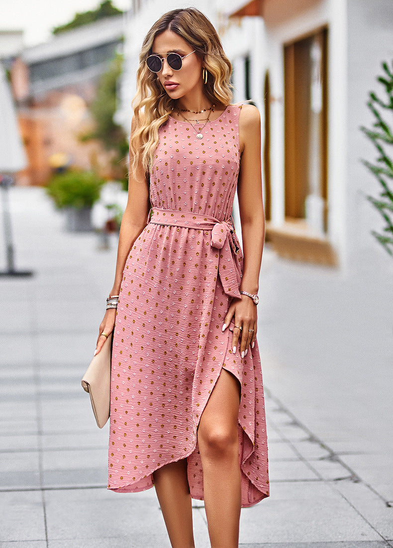 Midikleid mit Polka Dots