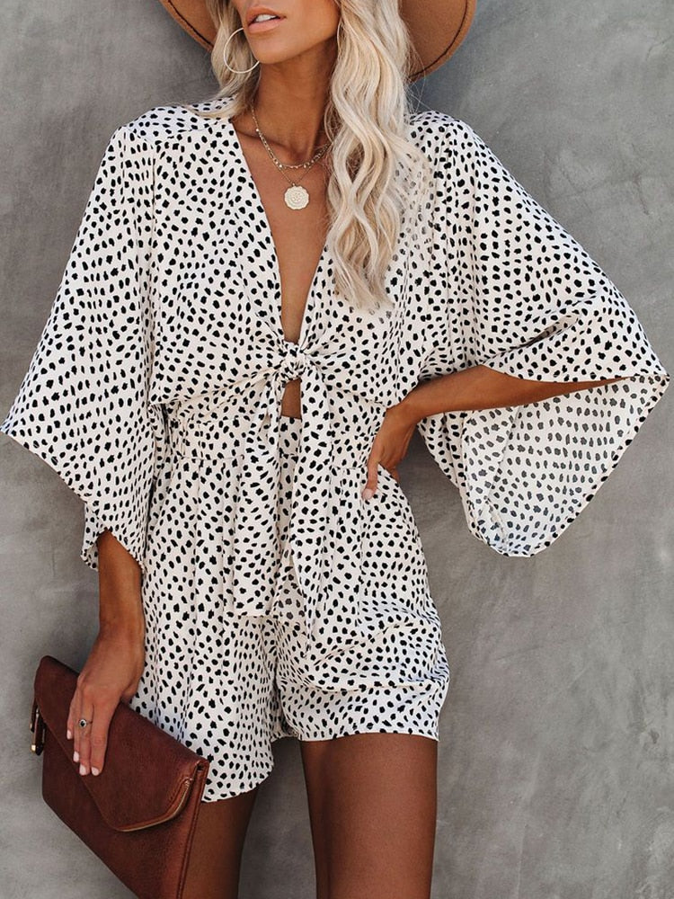 Playsuit mit Schleife