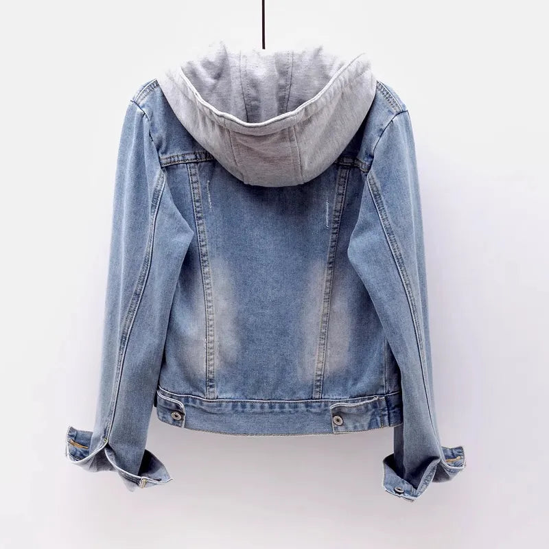 Olivia - Lässige Herbst Denim Jacke für Damen