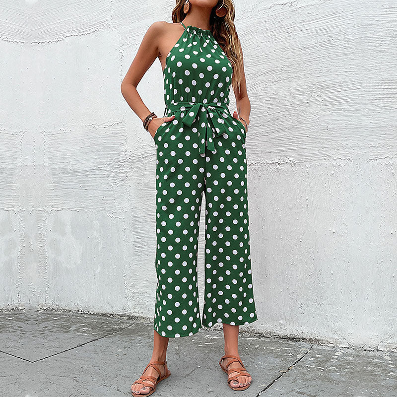 Jumpsuit mit Polka Dots