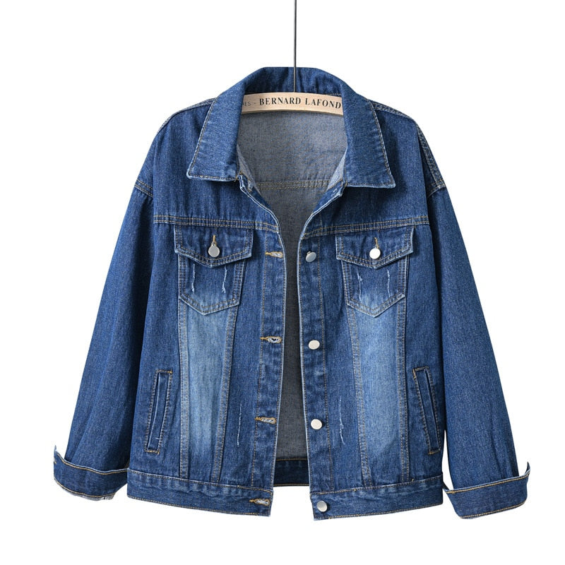 Blaue Jeansjacke