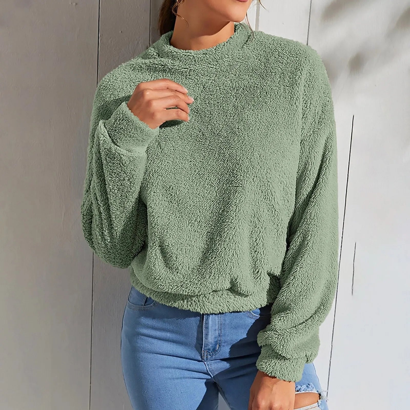 Olivia - Stilvoller und Lässiger Herbst Fleecepullover für Damen