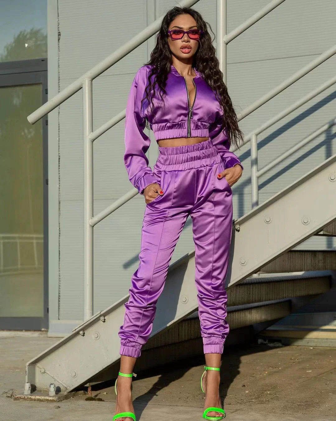 Satin Tracksuit