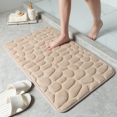 50% Rabatt | BathMat™ Geprägter Badvorleger mit Kopfsteinpflaster