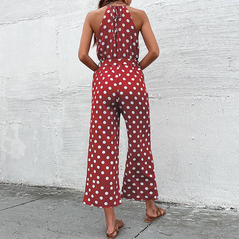 Jumpsuit mit Polka Dots