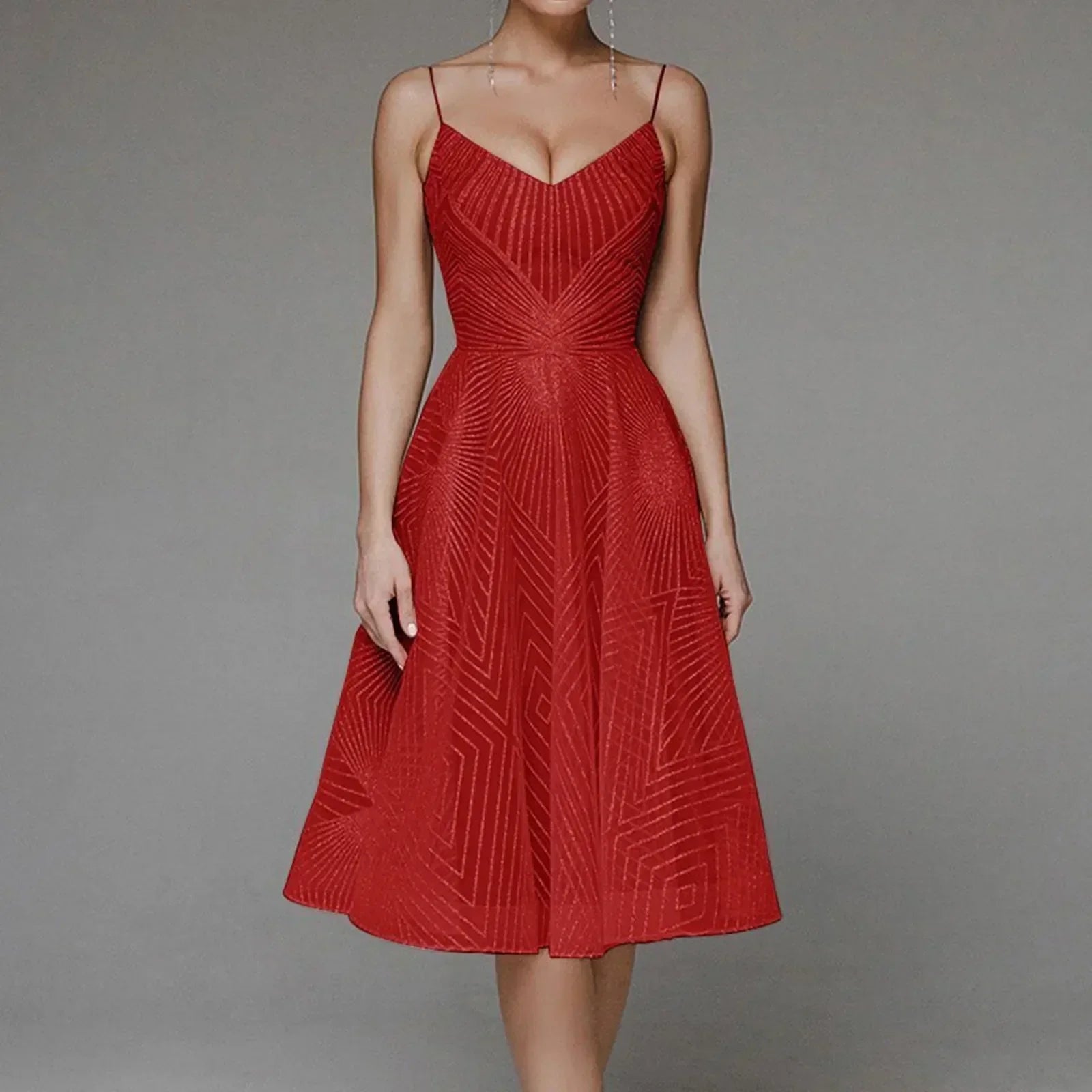 Melissa | Glamouröses Cocktailkleid mit funkelndem Design