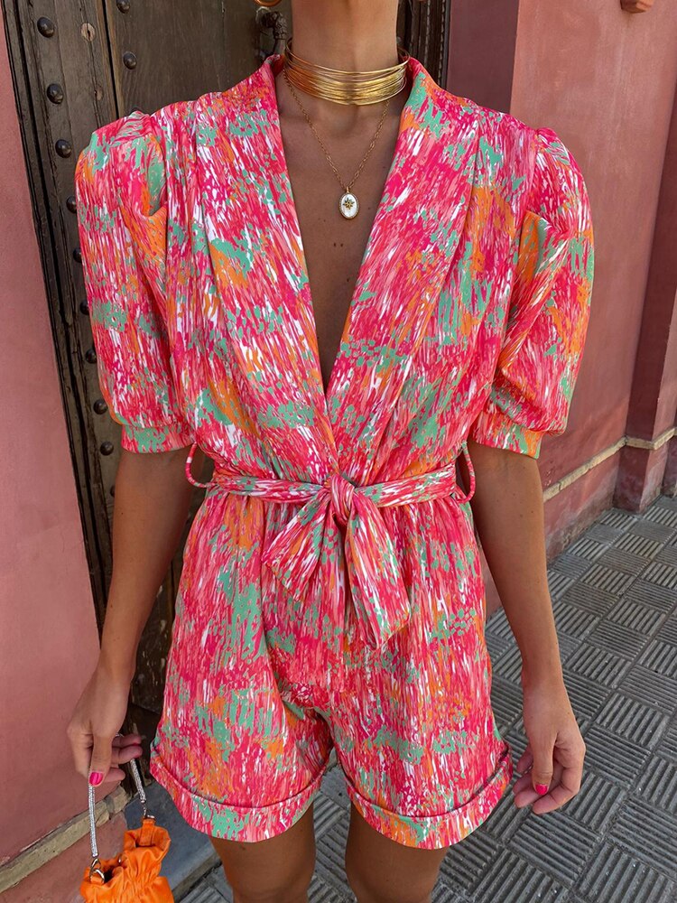 Playsuit mit Druck