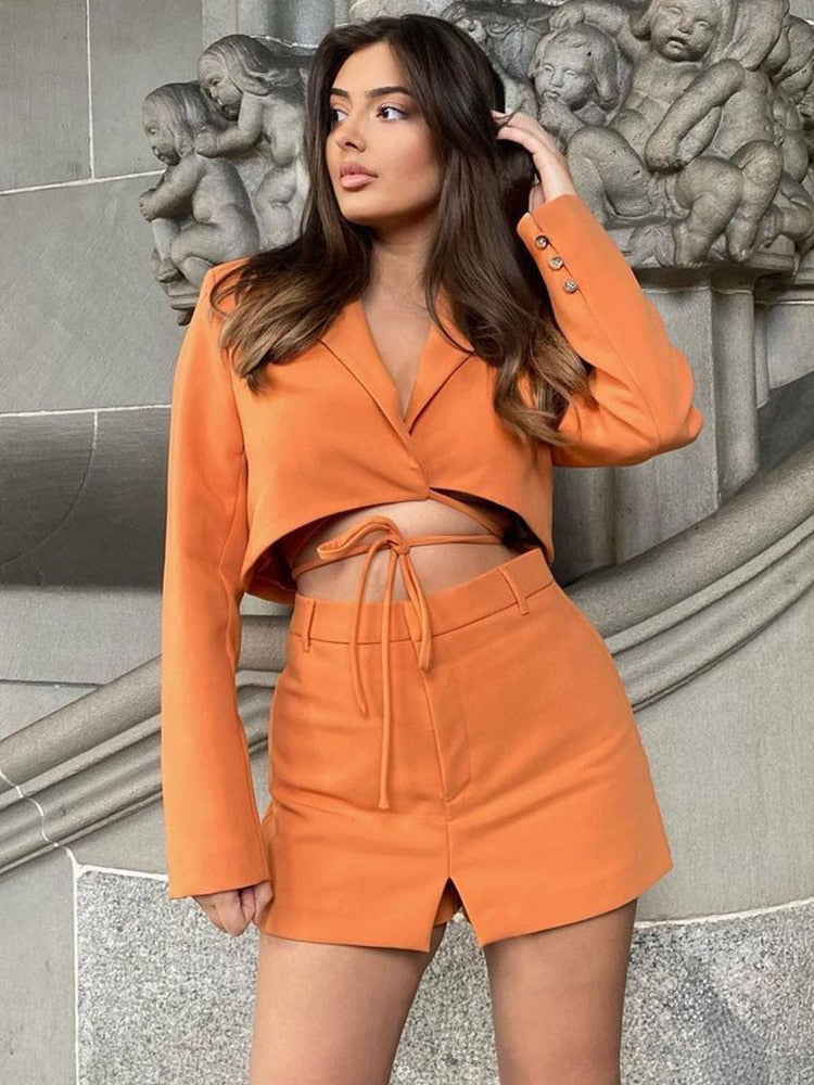 Two Piece Set Kurzblazer