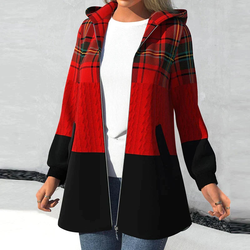 Stella | Wintermode Print Karojacke