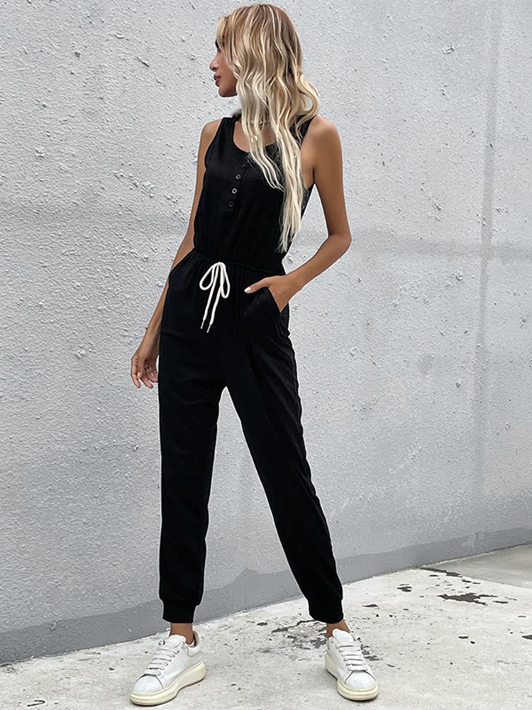 Schwarzer comfy Jumpsuit