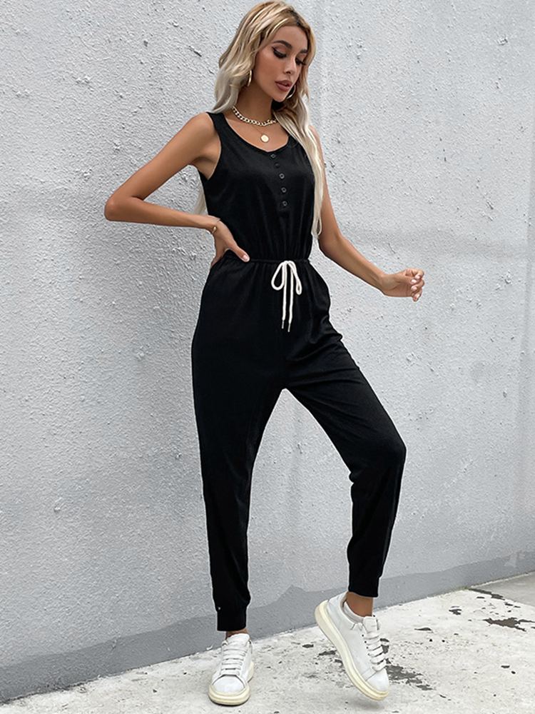 Schwarzer comfy Jumpsuit