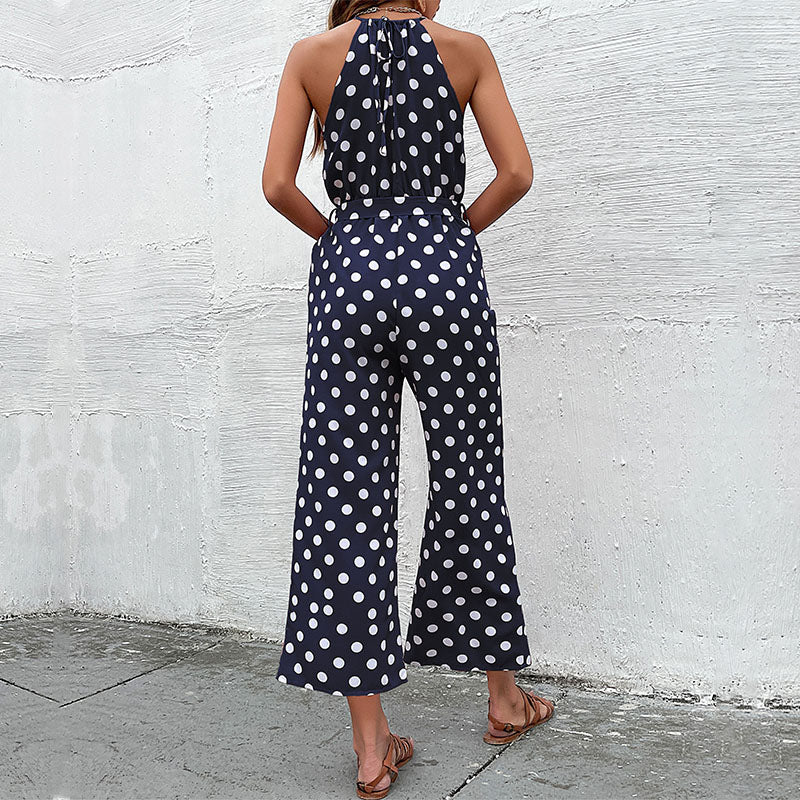 Jumpsuit mit Polka Dots