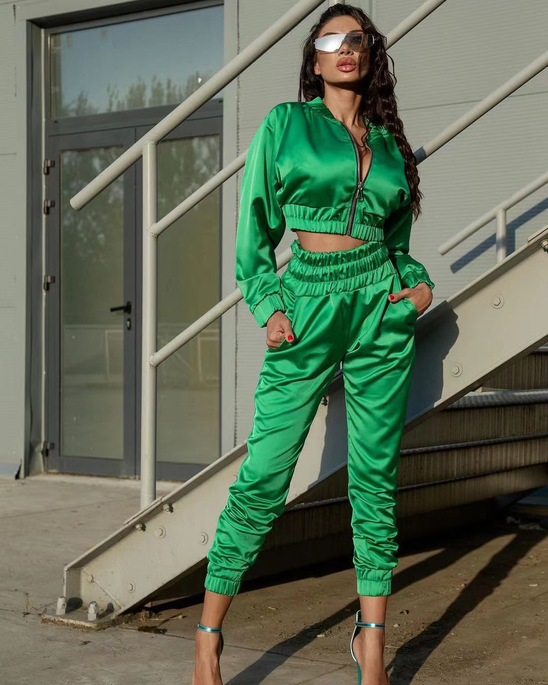 Satin Tracksuit