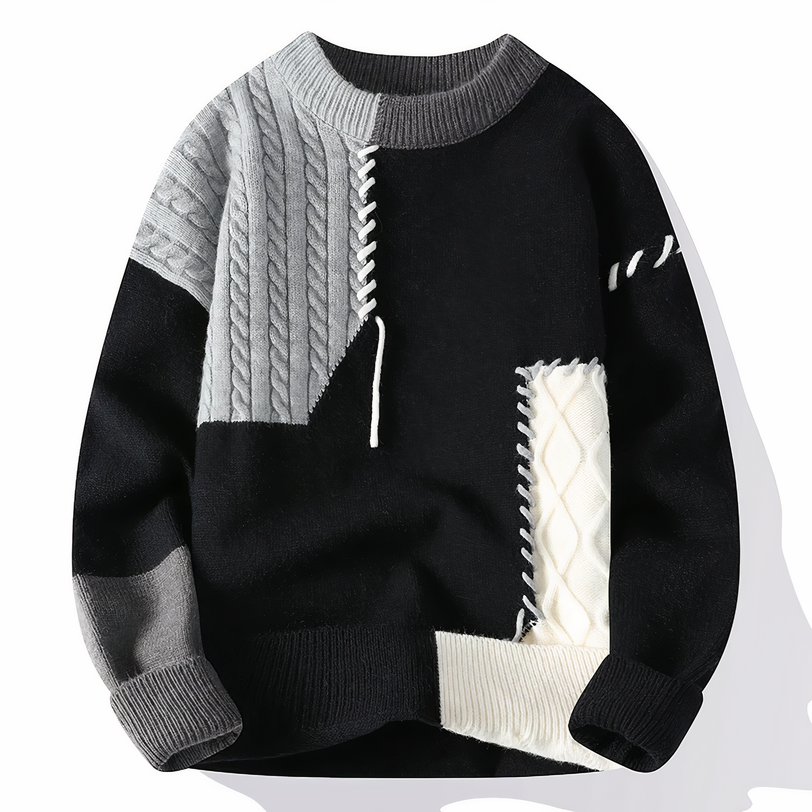 Patchwork-Pullover | Sandro