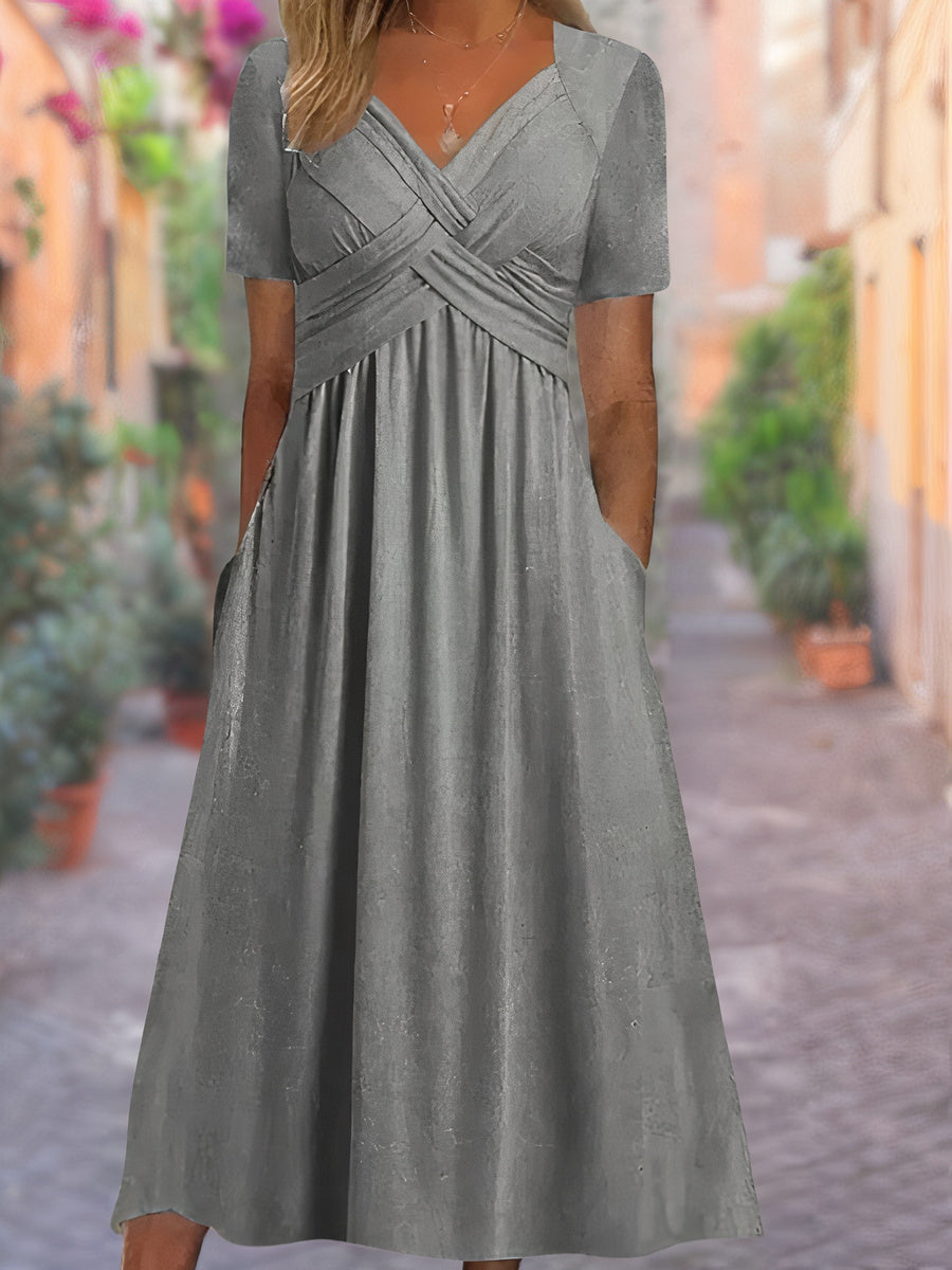 Sommerkleid mit V-Ausschnitt | Selby