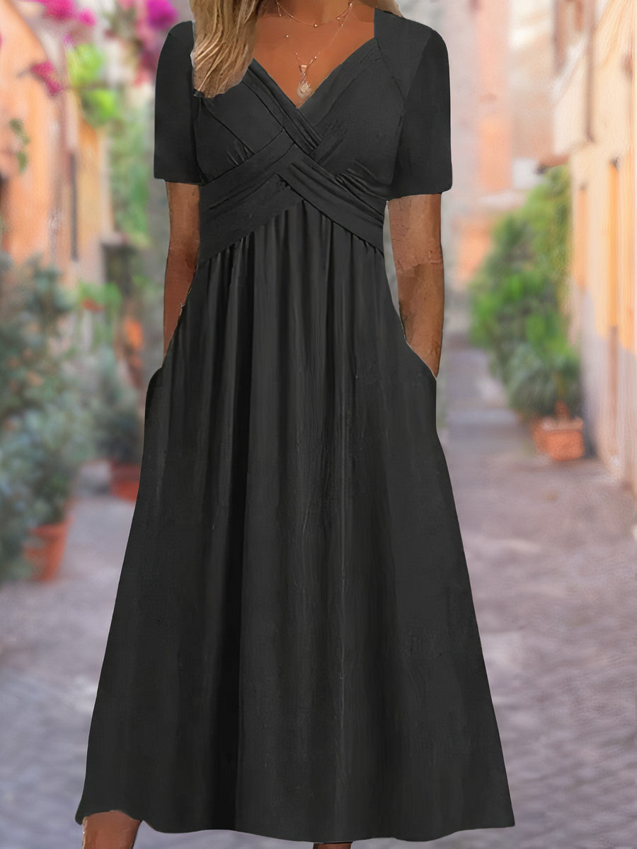 Sommerkleid mit V-Ausschnitt | Selby