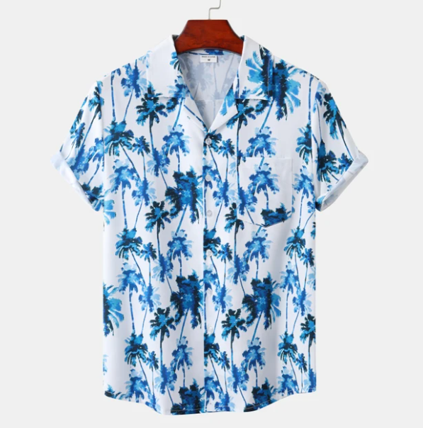 Dietrich | Hawaii Surf Blumenbluse für Männer