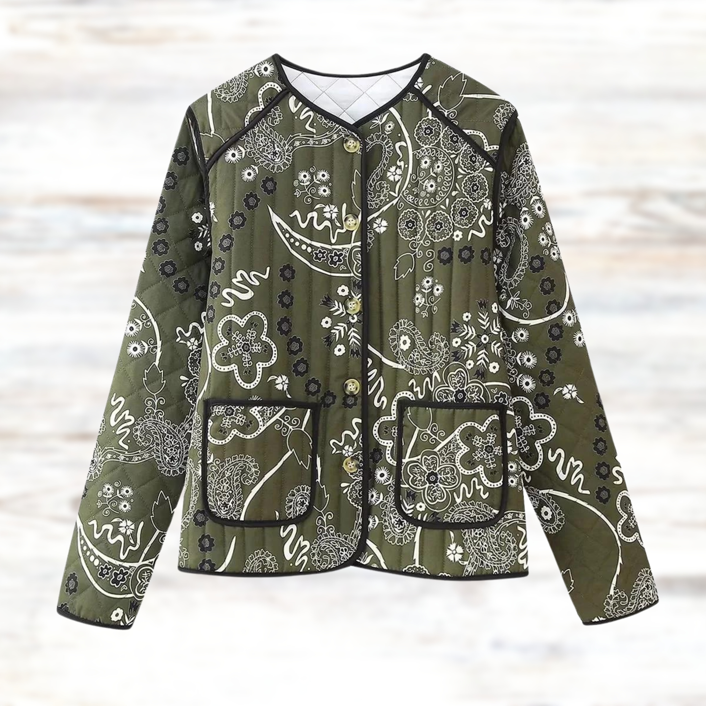 Lula - Vintage Jacke mit Blumendruck