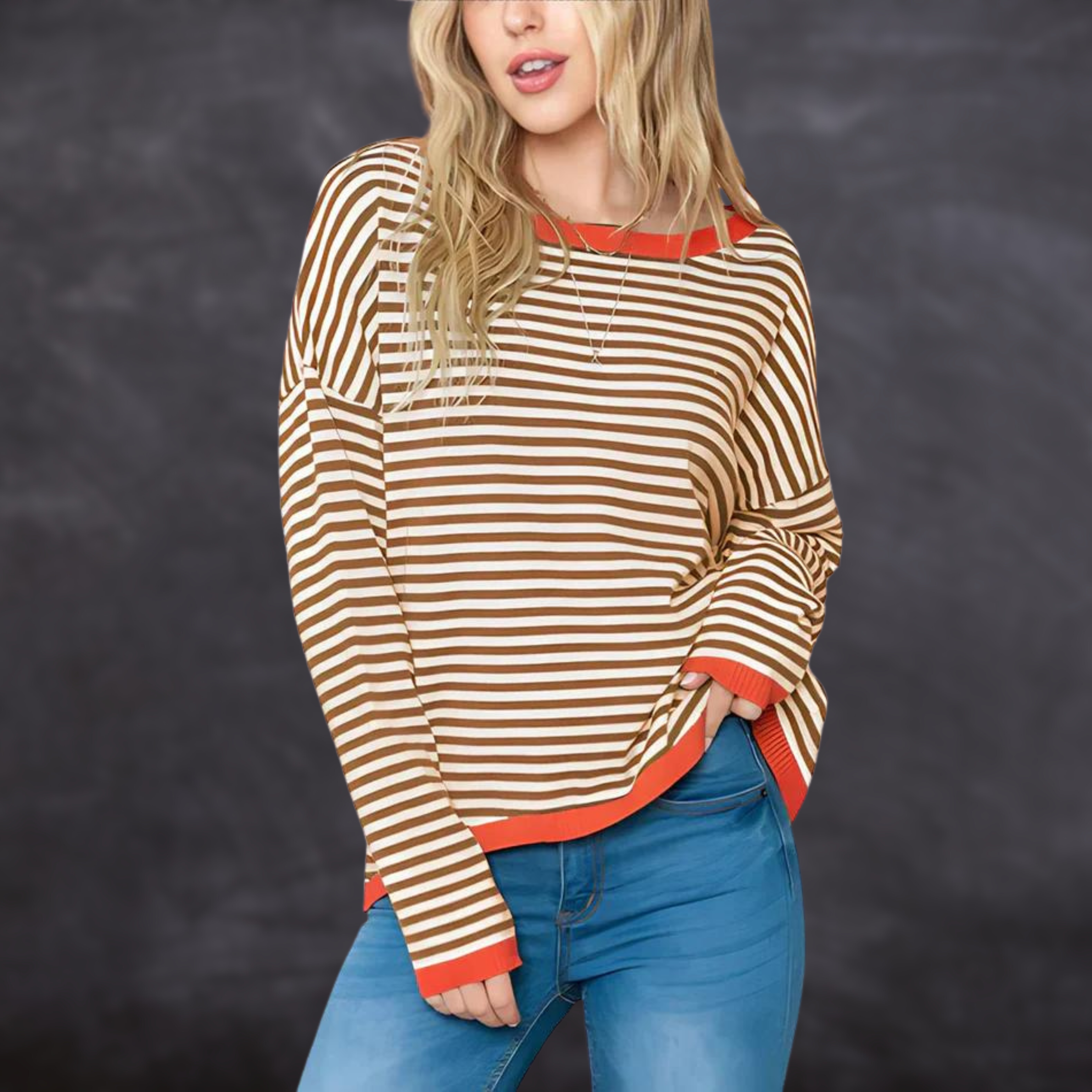 Marjorie - Gestreifter Pullover