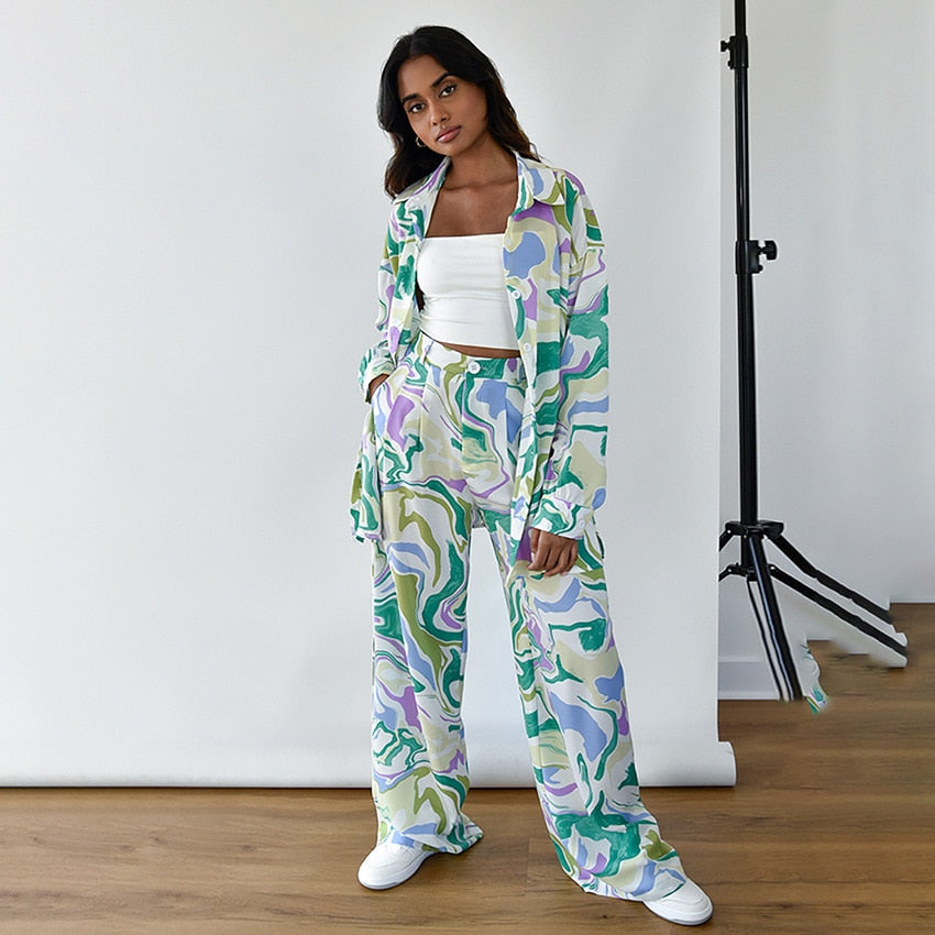 Two Piece Set mit Druck