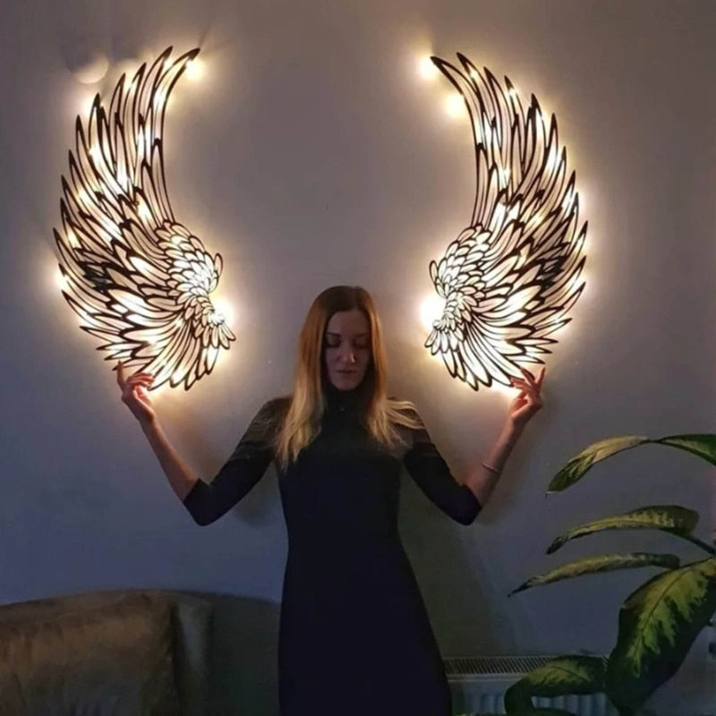 50% Rabatt | EtherealWings™ LED Engelsflügel Wandkunst