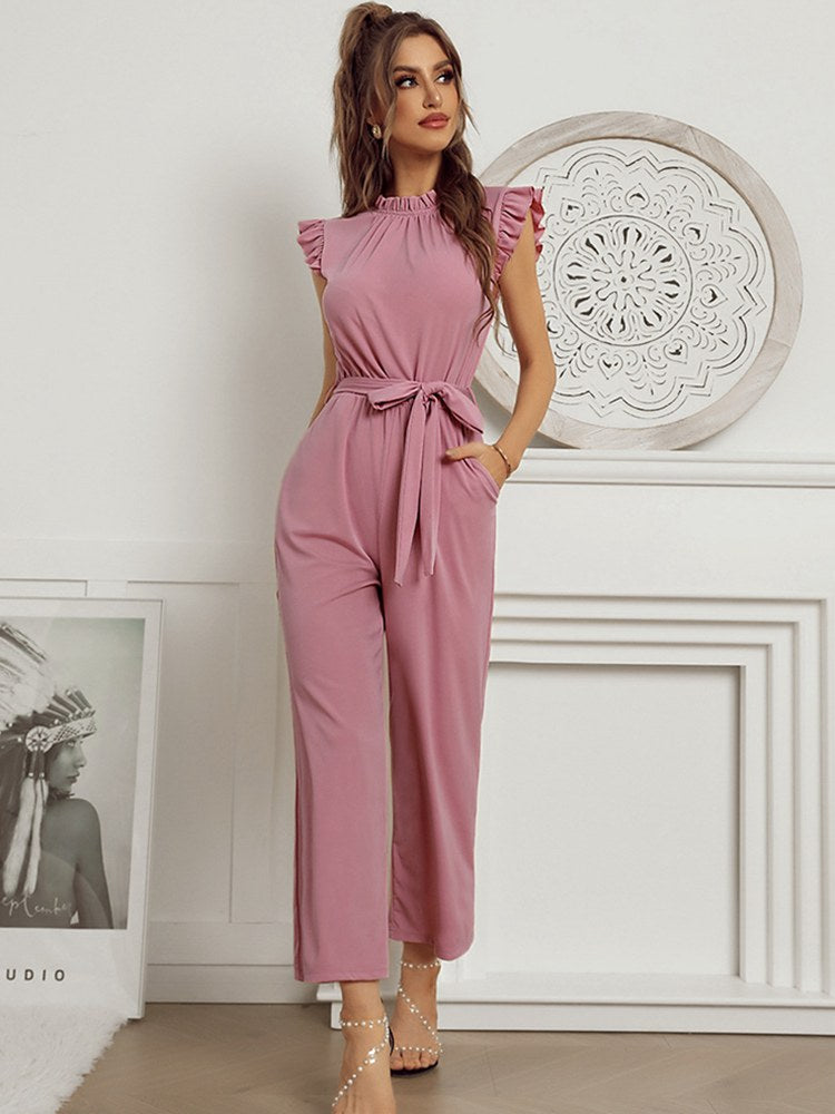 Jumpsuit mit Gürtel