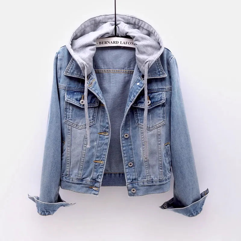 Olivia - Lässige Herbst Denim Jacke für Damen