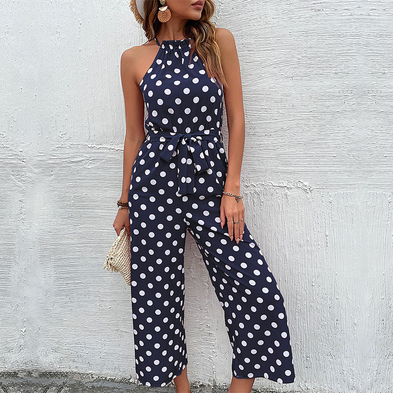 Jumpsuit mit Polka Dots