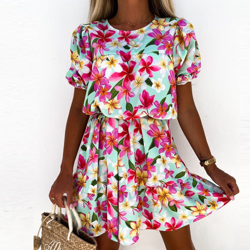 Florales Kleid