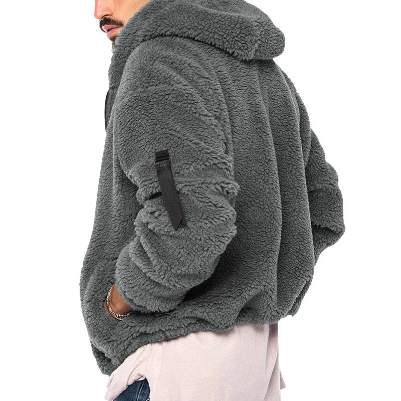 Ludo | Schwere Winterjacke aus Fleece und Kaschmir