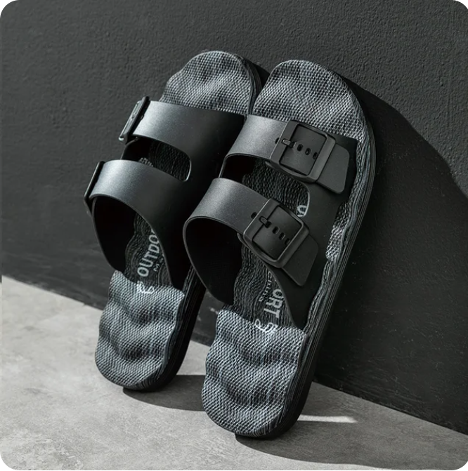 Thomas | Bequeme Sandalen mit doppelter Schnalle