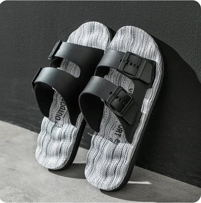 Thomas | Bequeme Sandalen mit doppelter Schnalle