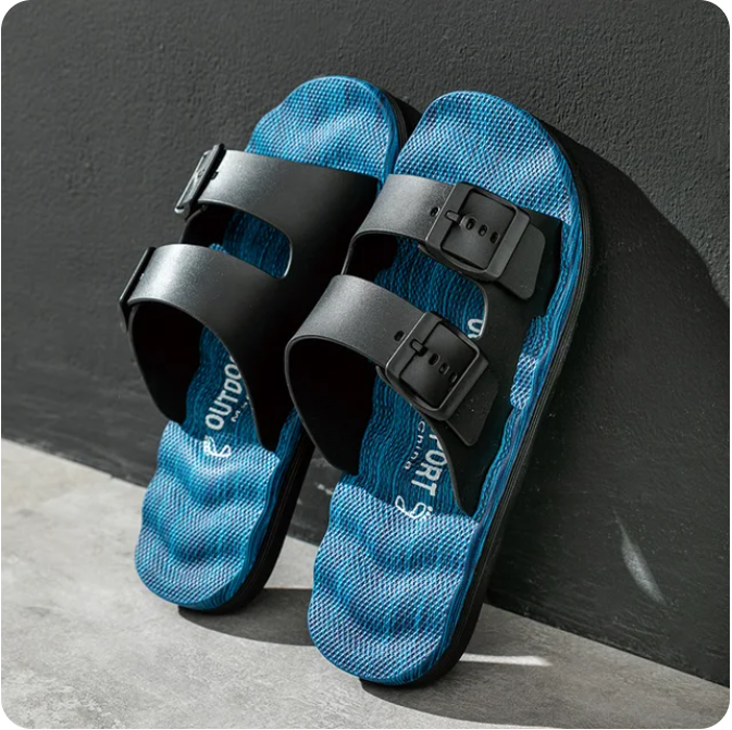 Thomas | Bequeme Sandalen mit doppelter Schnalle