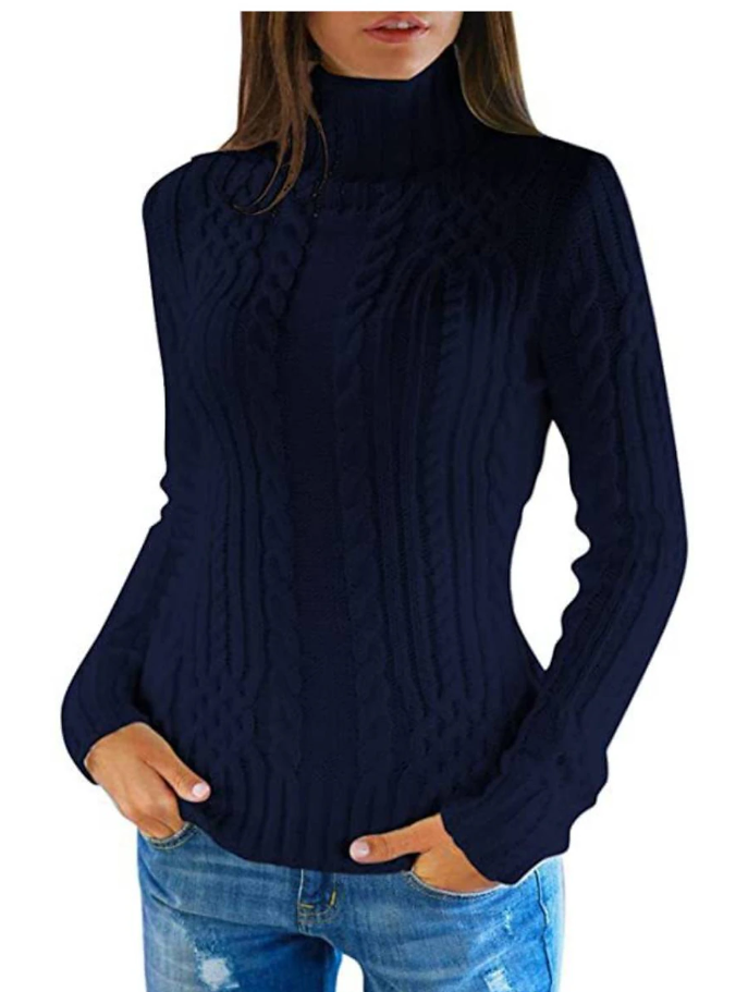 Zuzanna - Eleganter Damen-Rollkragenpullover