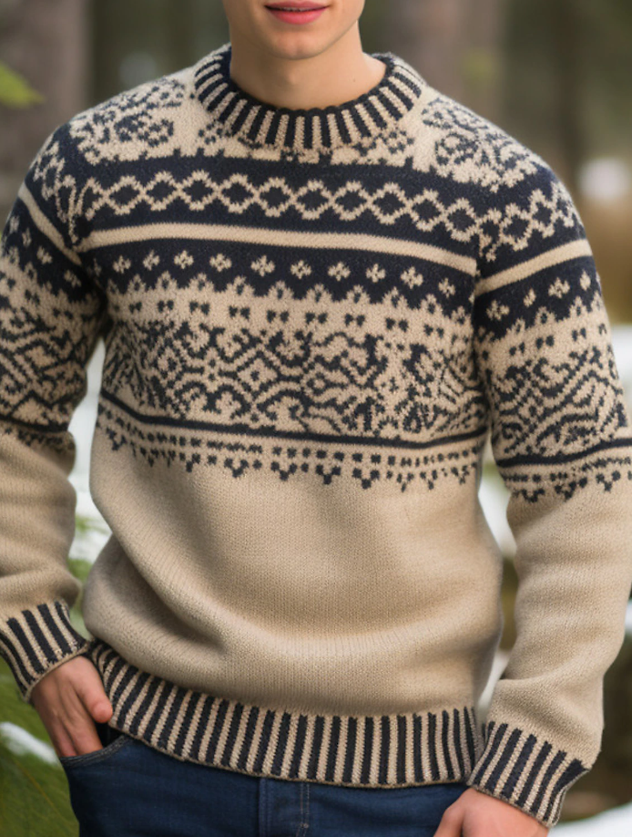 Tristan – Geometrischer Pullover