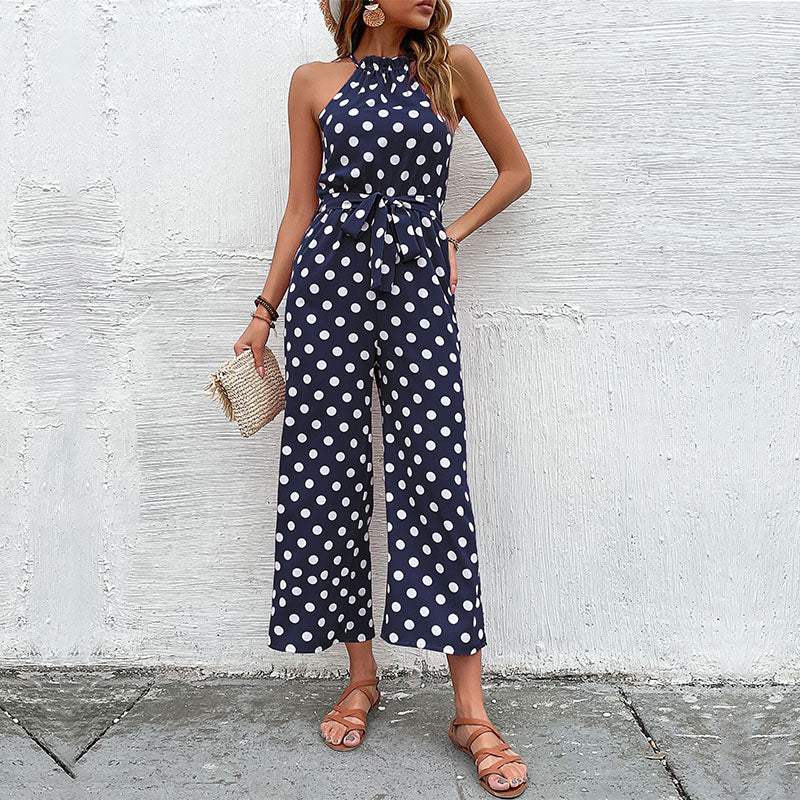 Jumpsuit mit Polka Dots