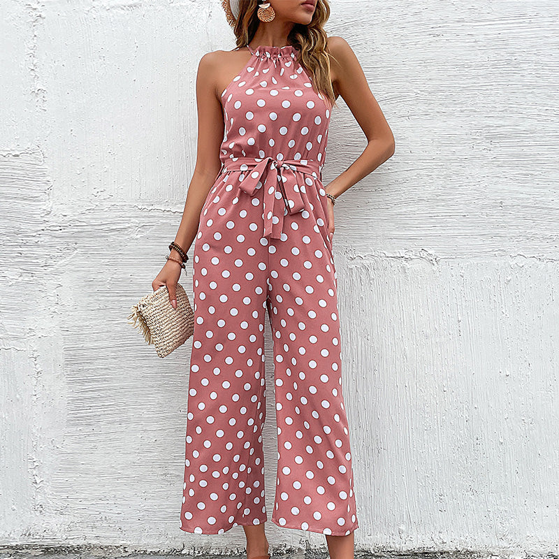 Jumpsuit mit Polka Dots