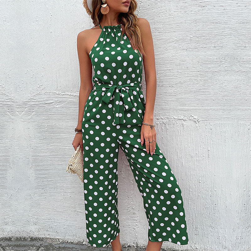 Jumpsuit mit Polka Dots