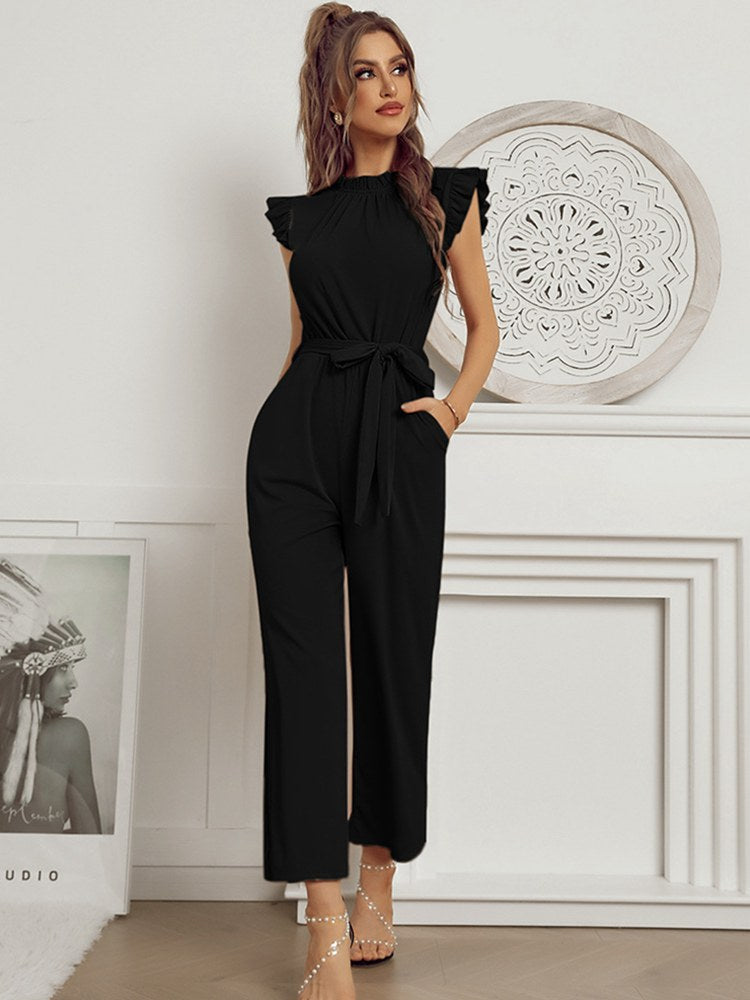 Jumpsuit mit Gürtel