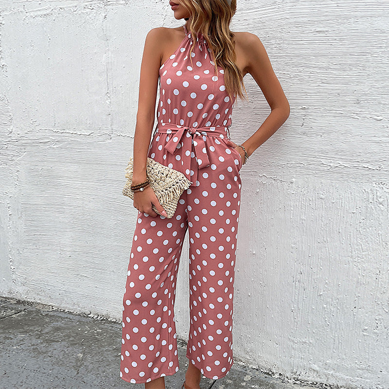 Jumpsuit mit Polka Dots