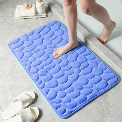 50% Rabatt | BathMat™ Geprägter Badvorleger mit Kopfsteinpflaster