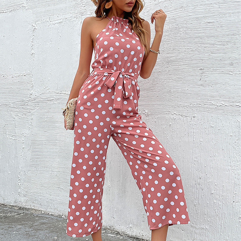 Jumpsuit mit Polka Dots