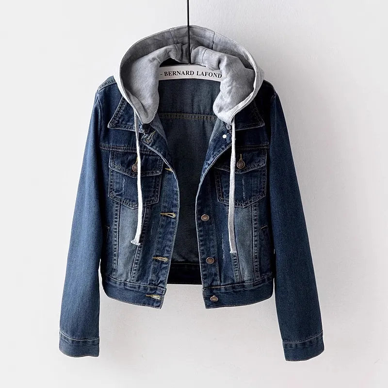 Olivia - Lässige Herbst Denim Jacke für Damen