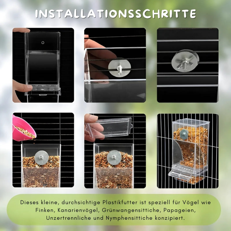 1+1 Gratis | Automatisches Futter- und Tränkegerät für Papageien