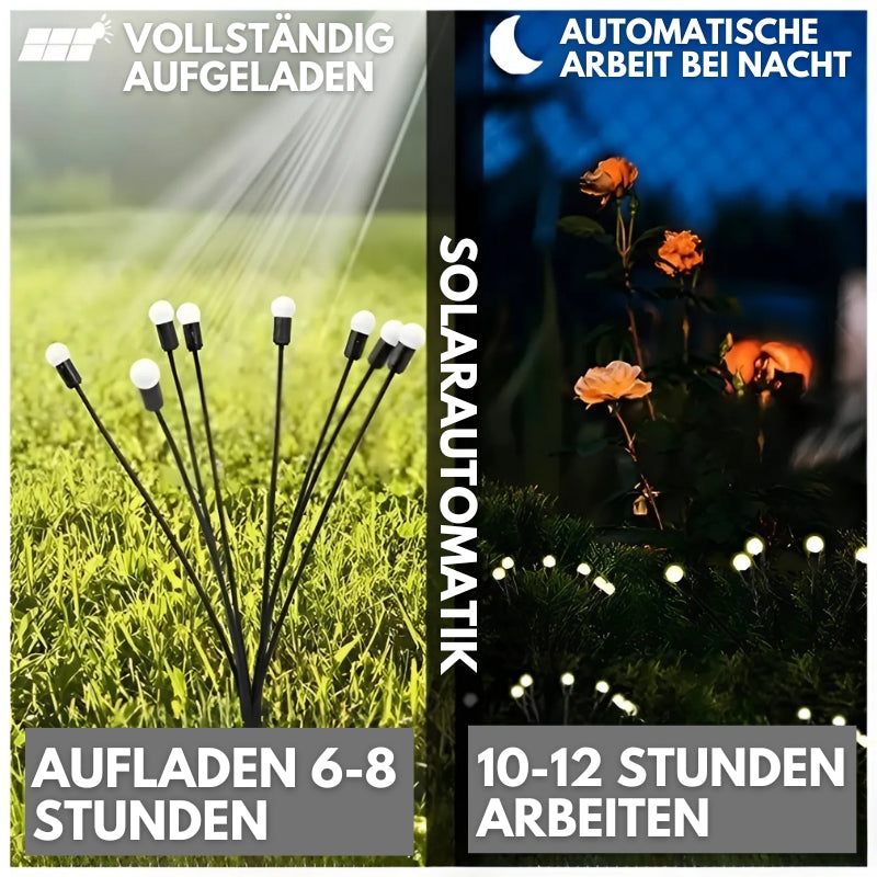 1+1 Gratis | Strahlende Solar LED Garten Feuerwerk Lichter