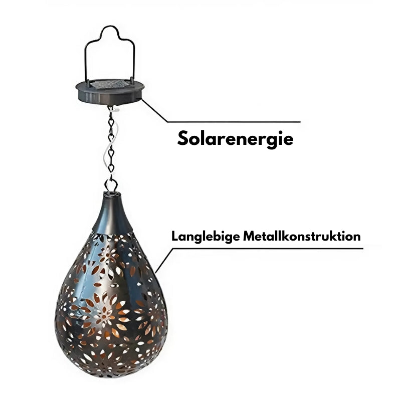 Elegante Außenlaterne IP44 Wasserdichte Solar Projektionslampe