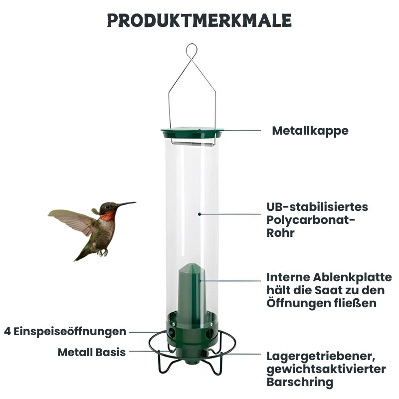 Eichhörnchensicheres Vogelfutterhaus