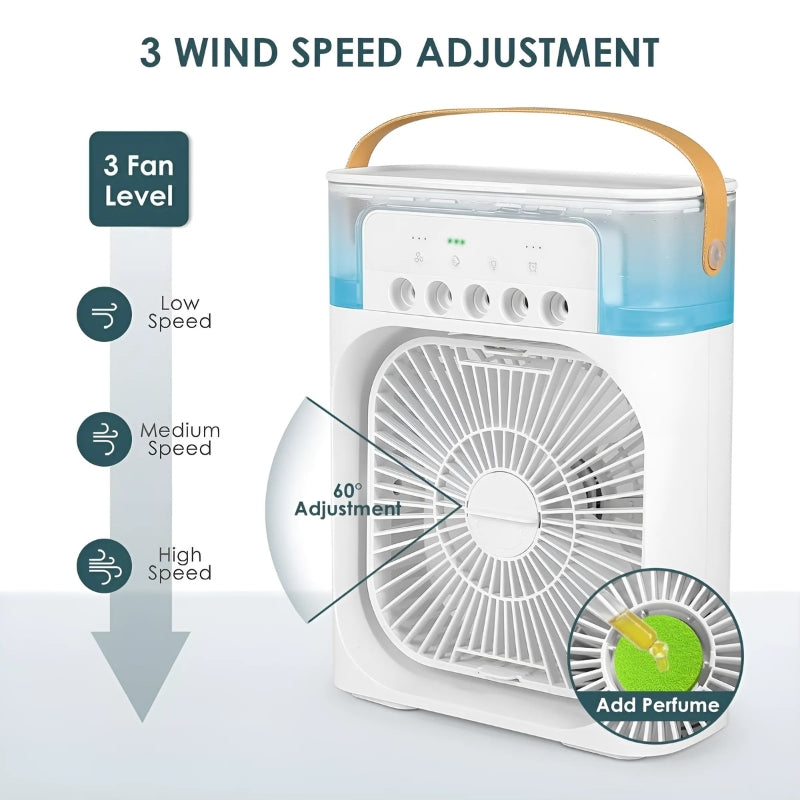 3-in 1 Tragbarer Luftkühler und Luftbefeuchter
